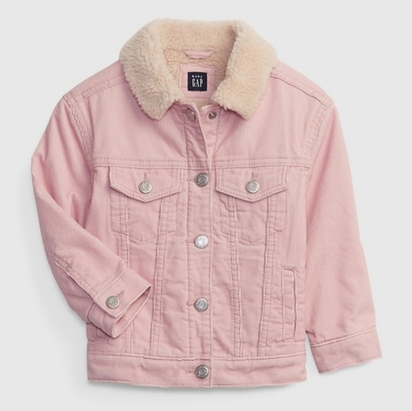 Gap Kids Sherpa Lined Courduroy Jacket - Picture 1 of 10